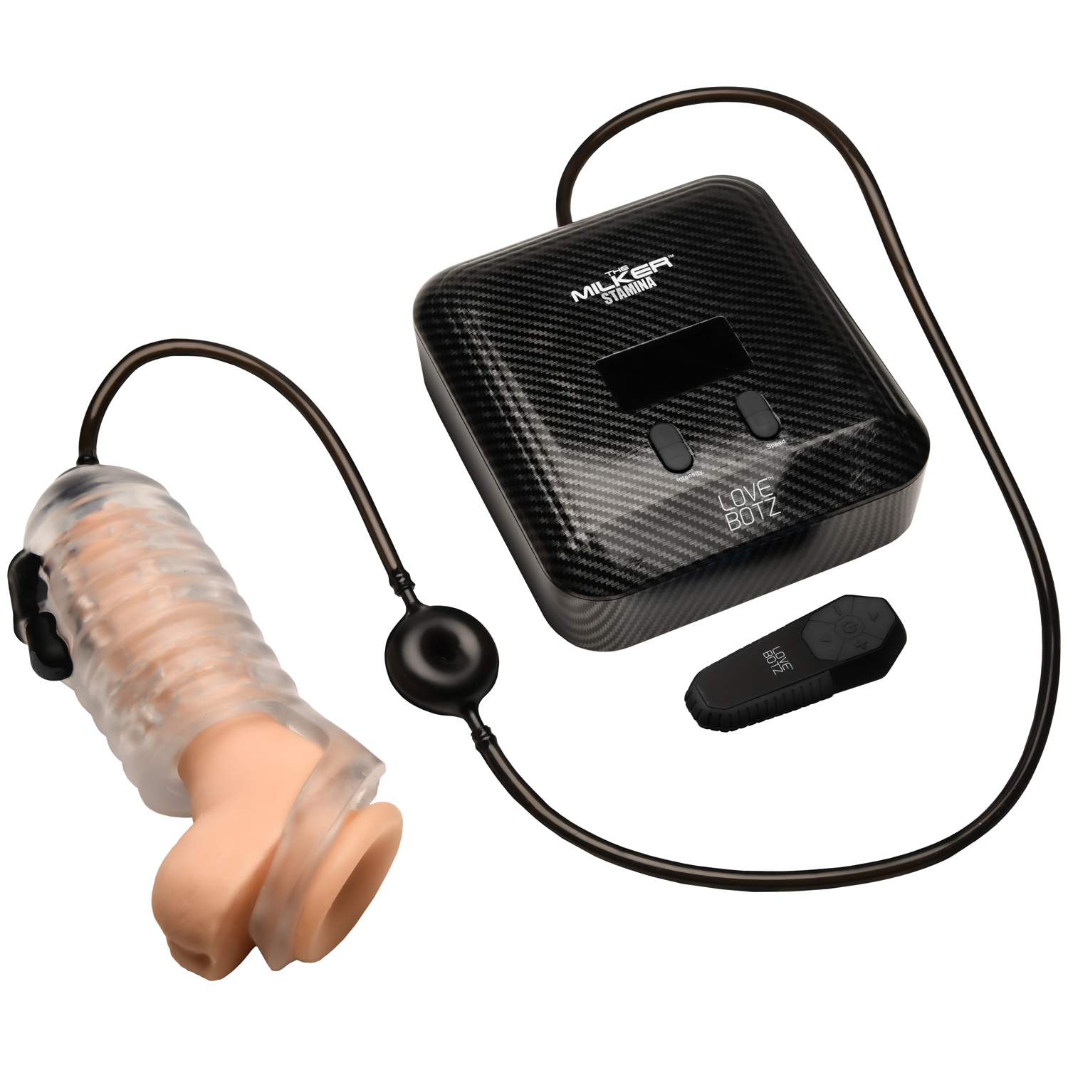 The Milker Lovebotz Stamina Automatic Masturbator - Clear