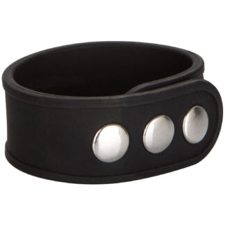 CalExotics Tri-Snap Erection Penis Ring - Black