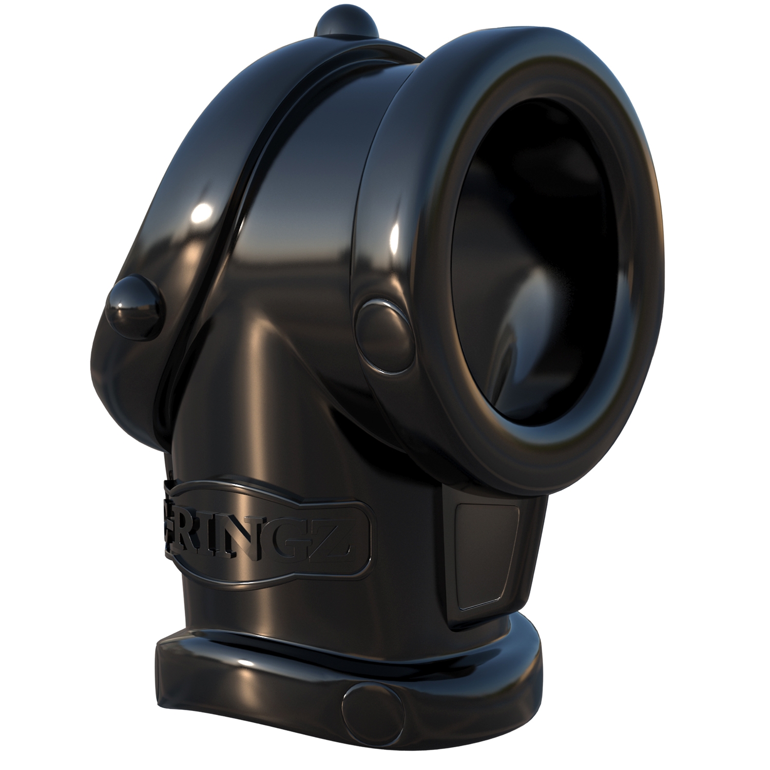 Fantasy C-Ringz Penis Pipe with Ball Stretcher - Black