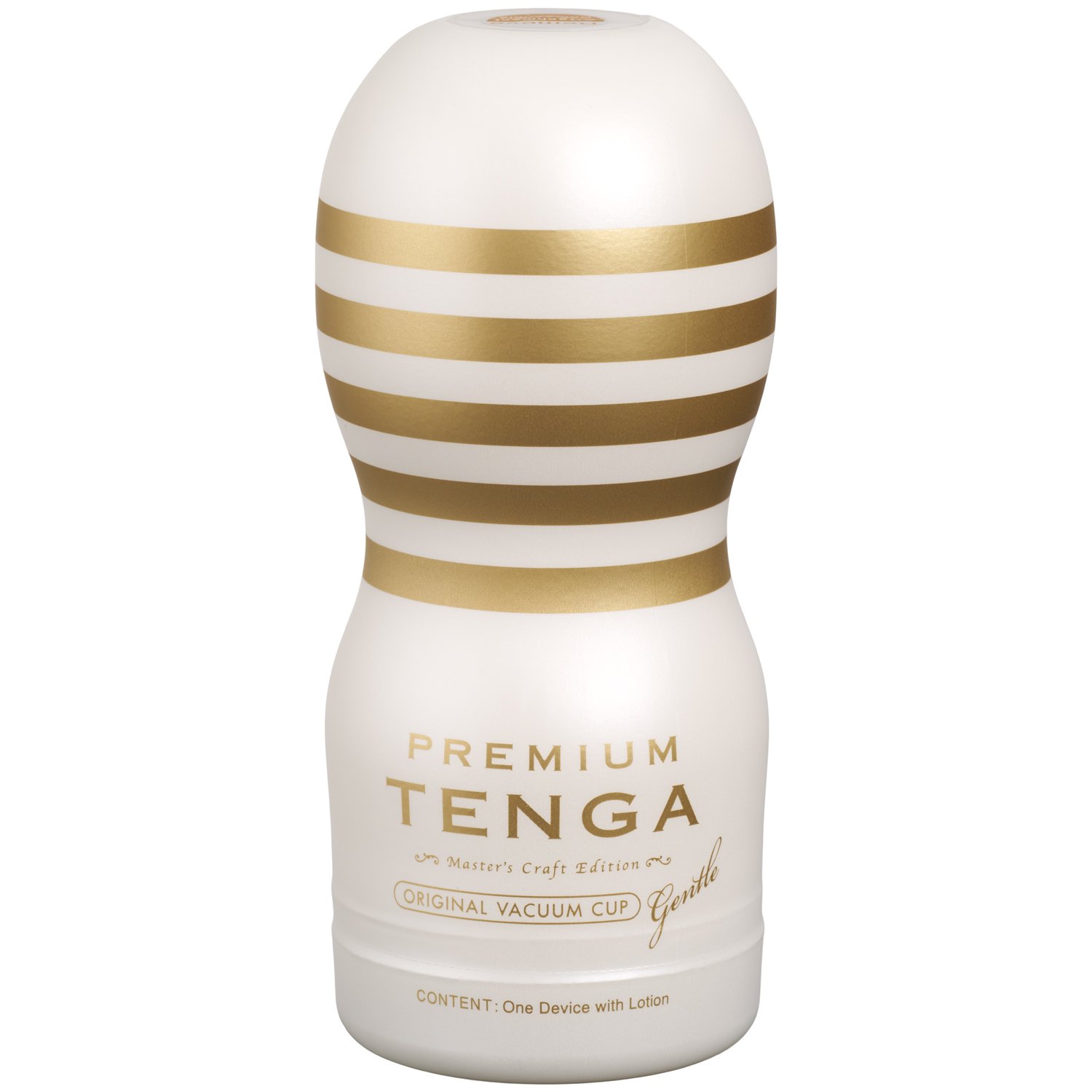 TENGA Premium Original Gentle Vacuum Cup Masturbator - White