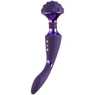 Vive Shiatsu Bendable Magic Wand Vibrator - Purple